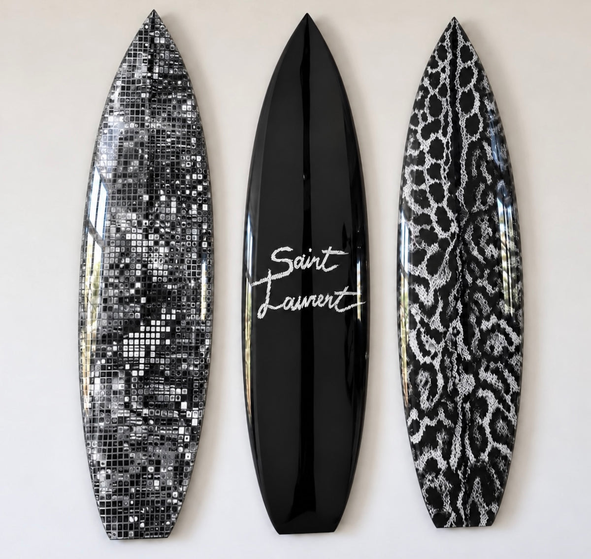 St. Cheetah  - Three Surfboard Art Gift Set