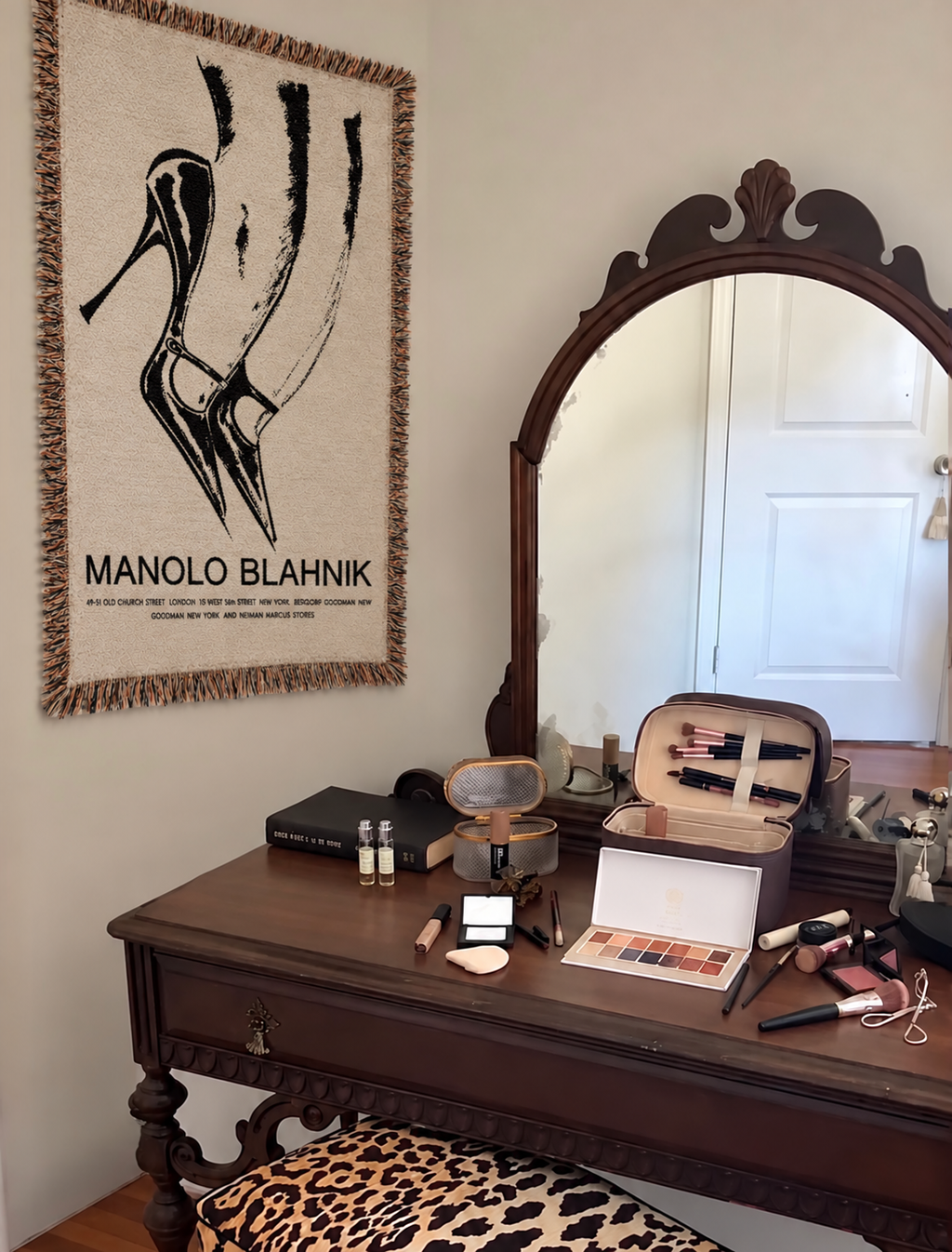‘Her Manolos’ Hand Woven Tapestry Rug