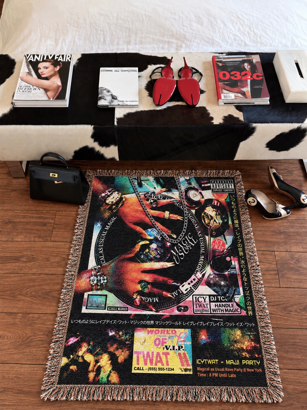 ‘DJ’s Board’ Hand Woven Tapestry Rug