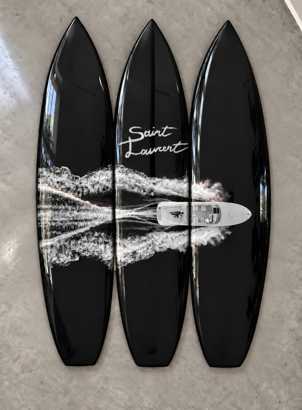 St. Amalfi - Three Surfboard Wall Art Gift Set