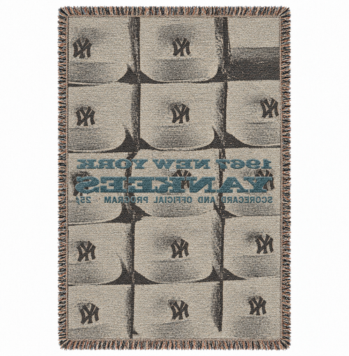 1969 Yankees Hand Woven Tapestry Rug