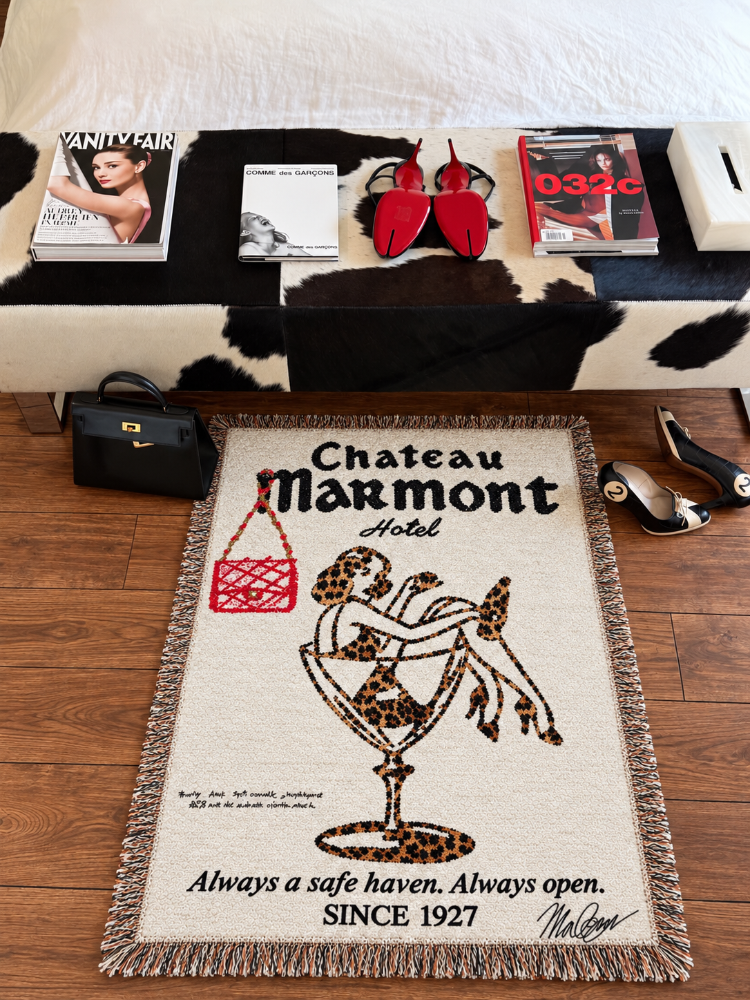 ‘The Chateau’ Hand Woven Tapestry Rug