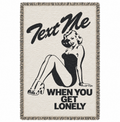 ‘Text Me’ Hand Woven Tapestry Rug