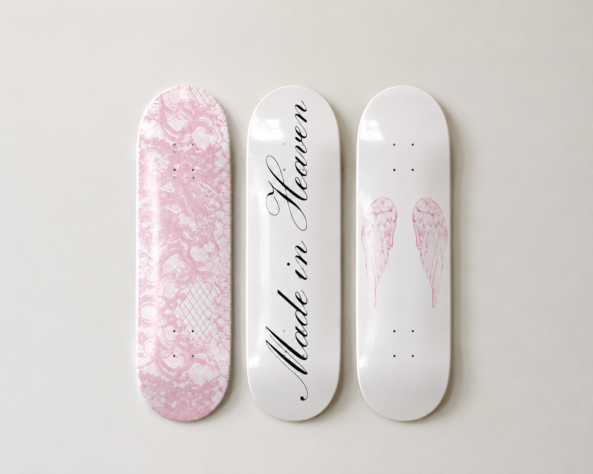Made in Heaven Skateboard Wall Decor Art
