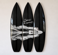 St. Amalfi - Three Surfboard Wall Art Gift Set