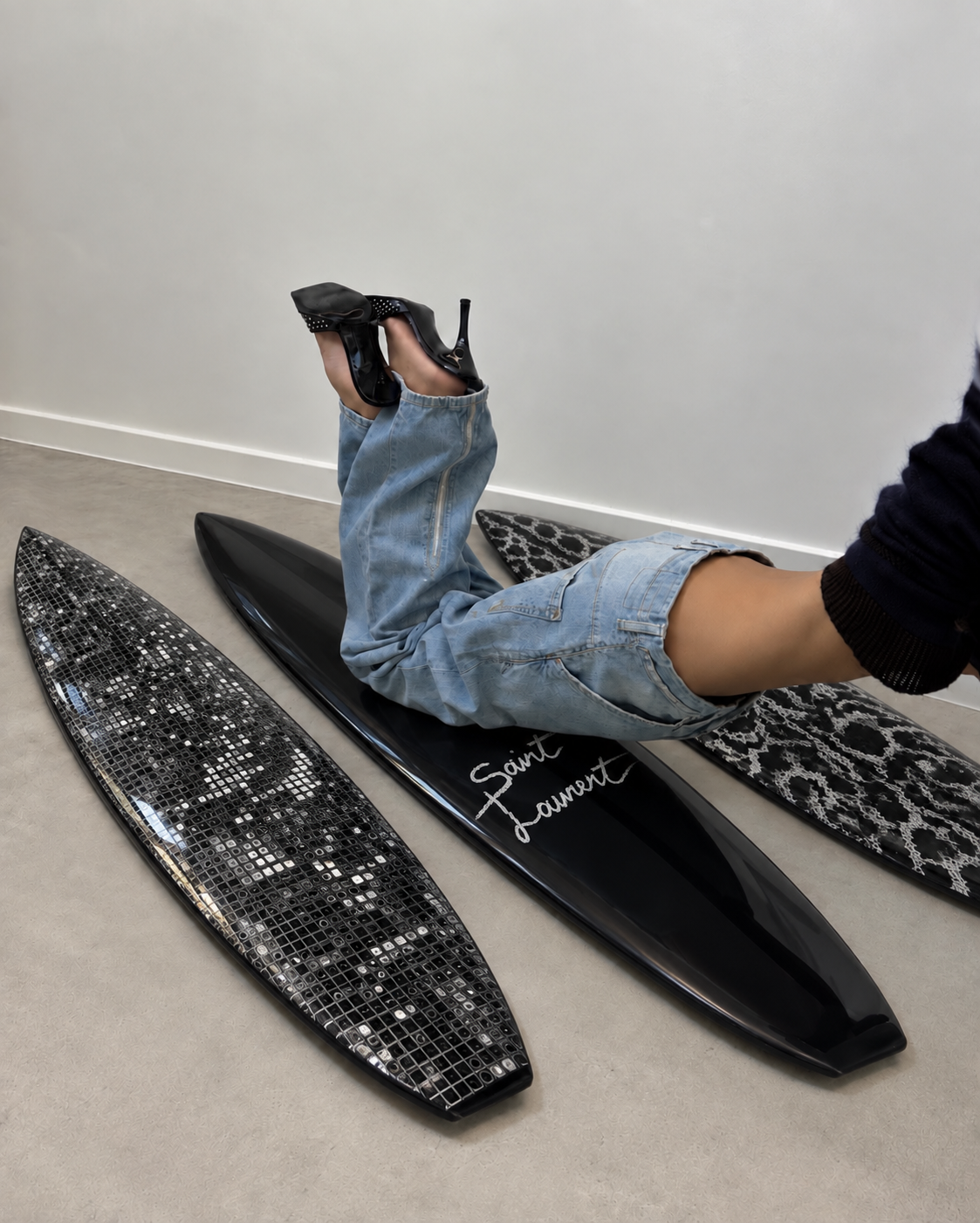 St. Cheetah  - Three Surfboard Art Gift Set