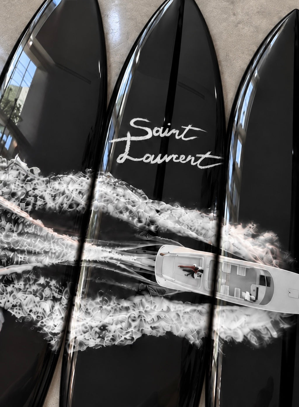 St. Amalfi - Three Surfboard Wall Art Gift Set
