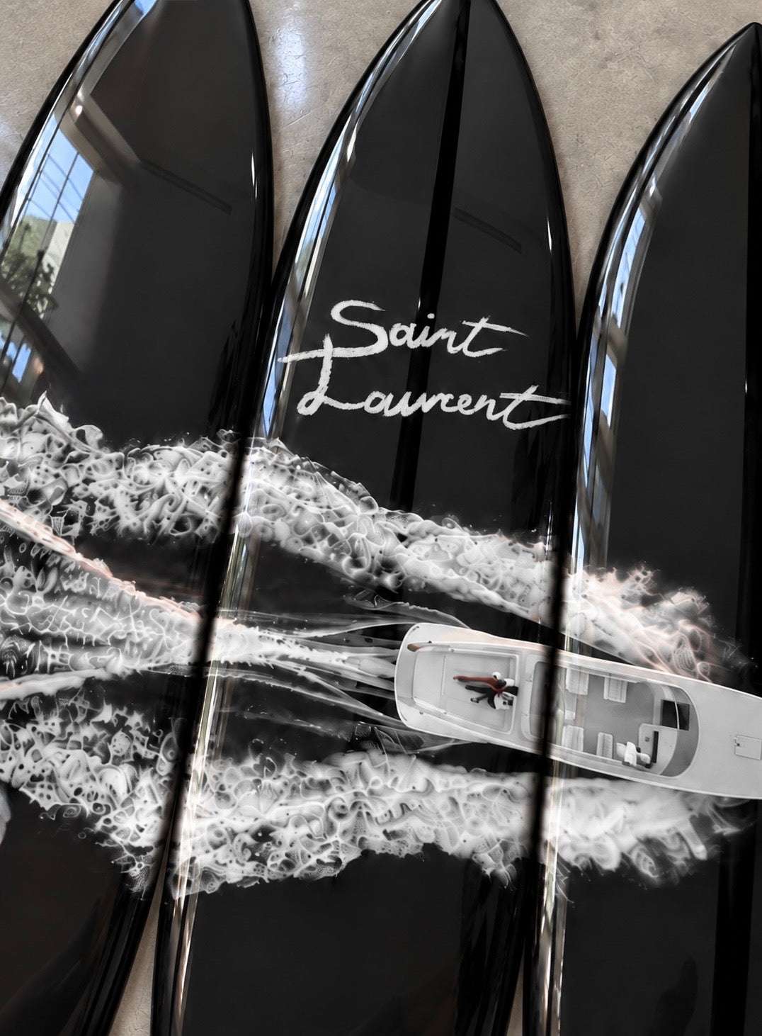 St. Amalfi - Three Surfboard Wall Art Gift Set