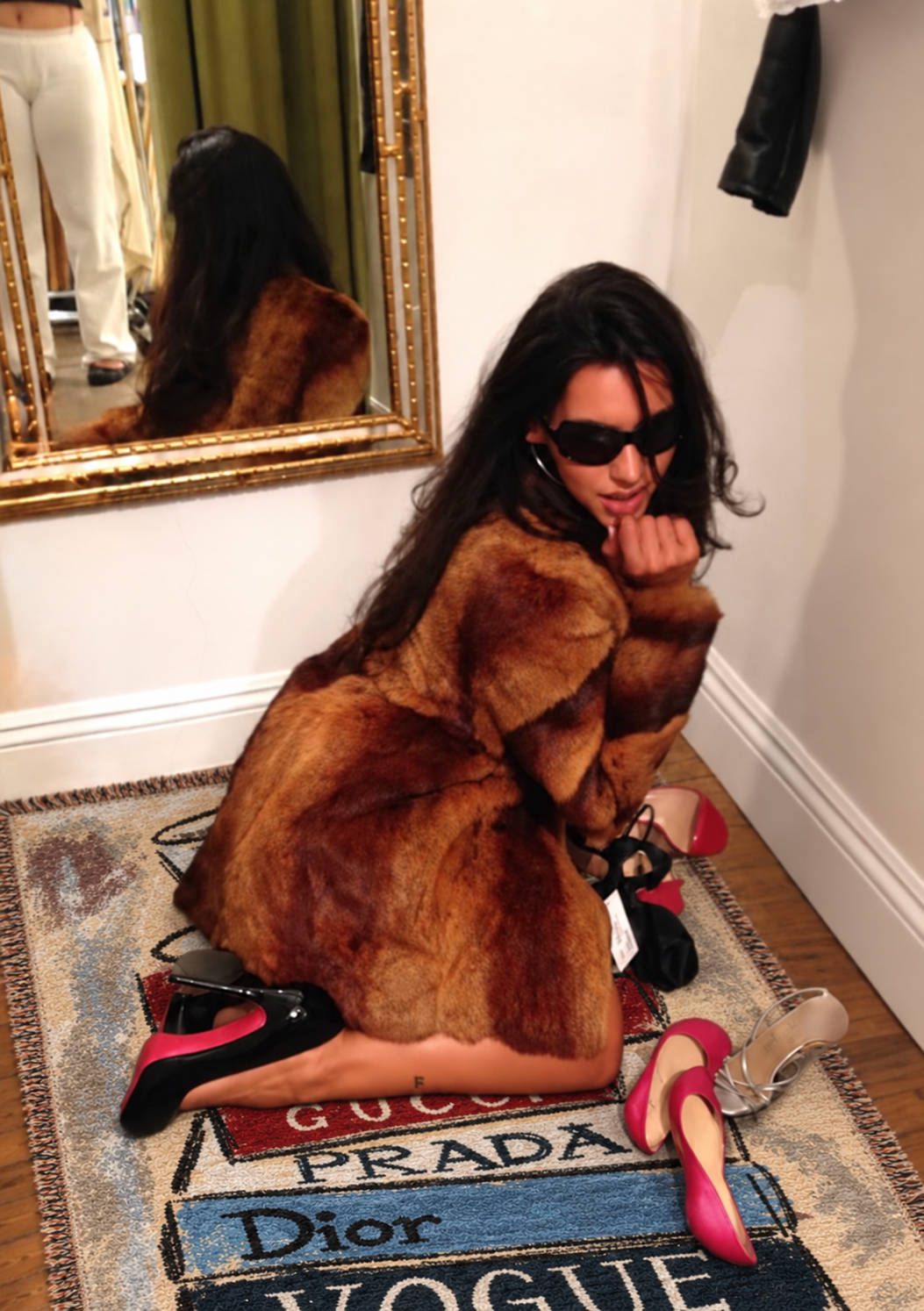 Book Stack Hand Woven Tapestry Rug