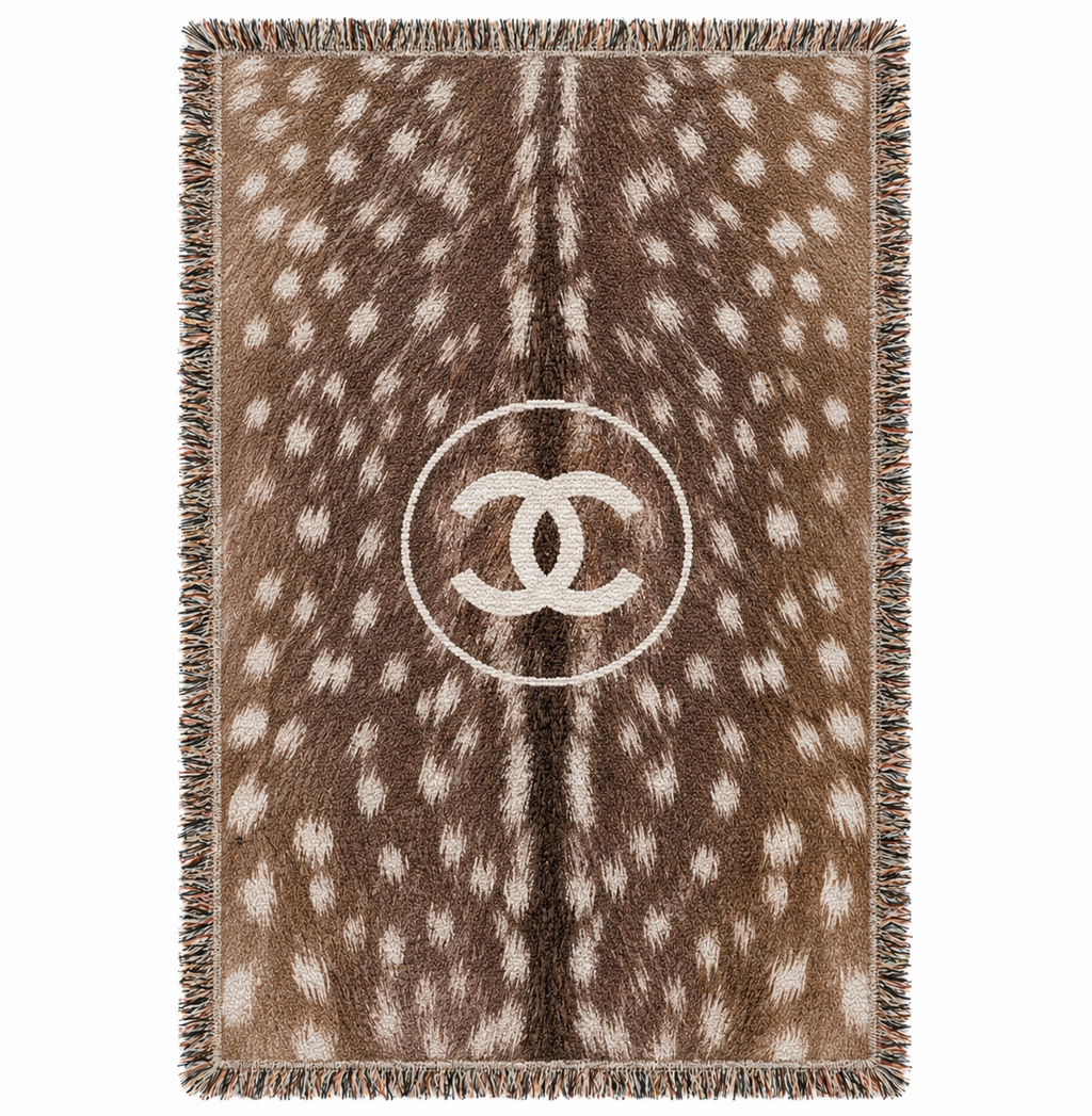 Fawn Print Hand Woven Tapestry Rug