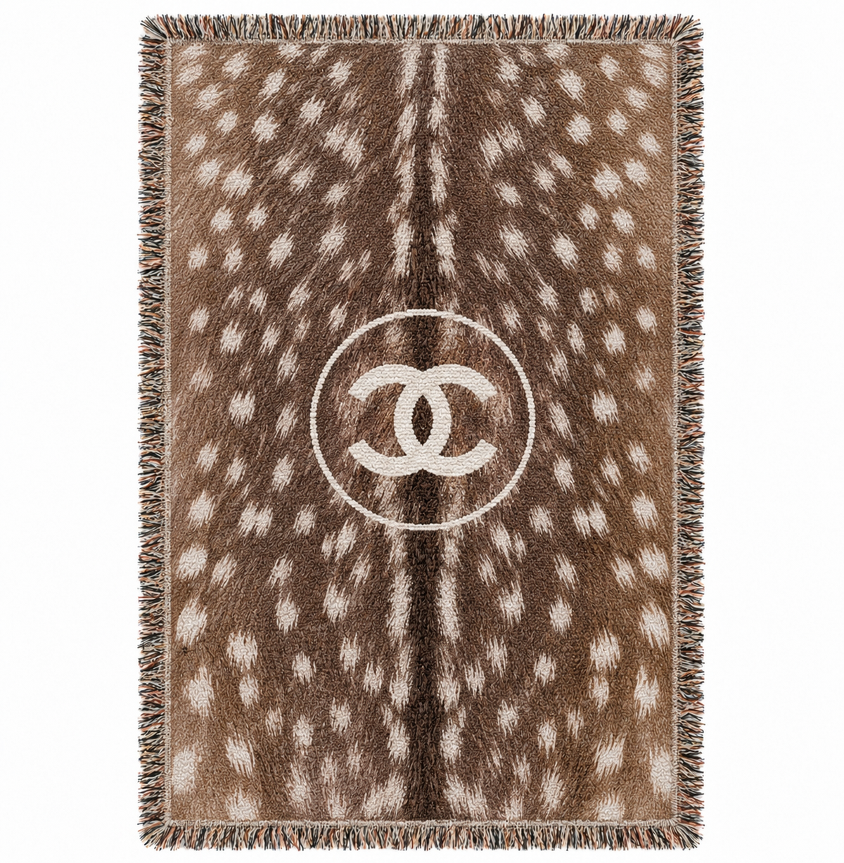 Fawn Print Hand Woven Tapestry Rug