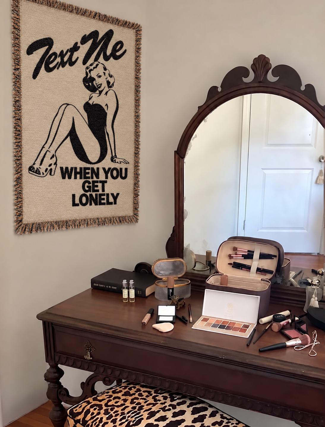 ‘Text Me’ Hand Woven Tapestry Rug