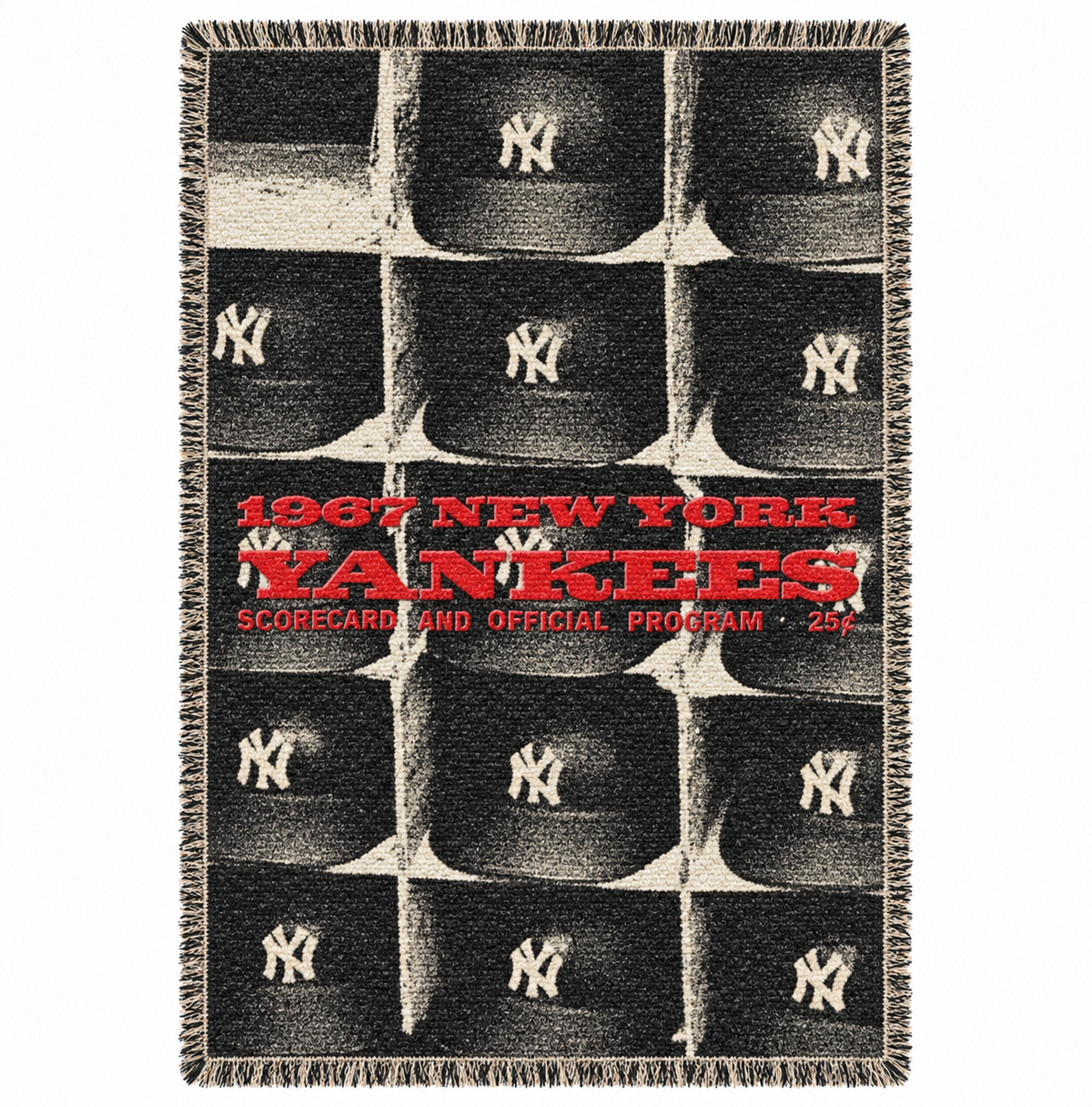 1969 Yankees Hand Woven Tapestry Rug