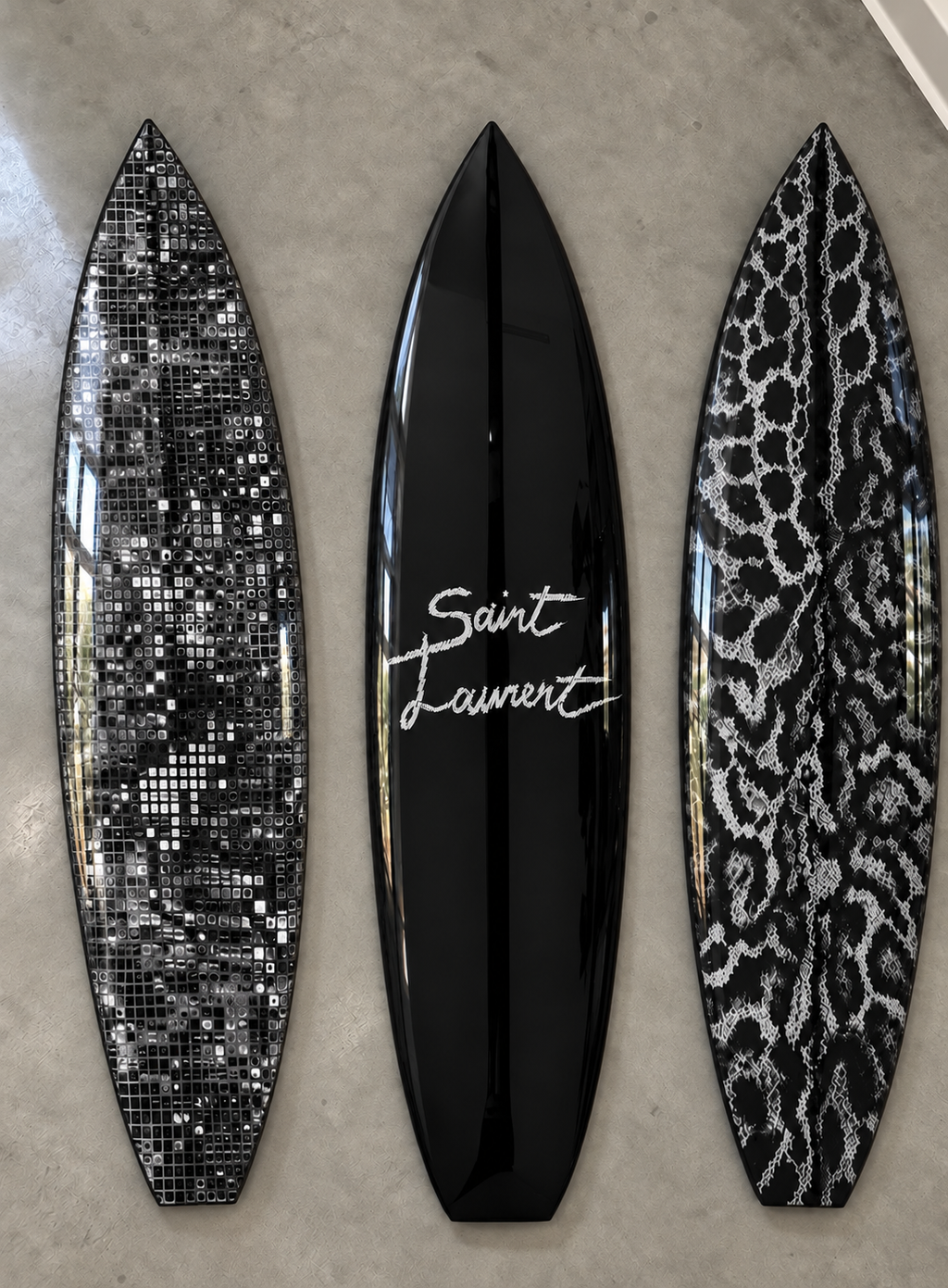 St. Cheetah  - Three Surfboard Art Gift Set