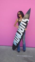 Supreme Print Surfboard Wall Decor